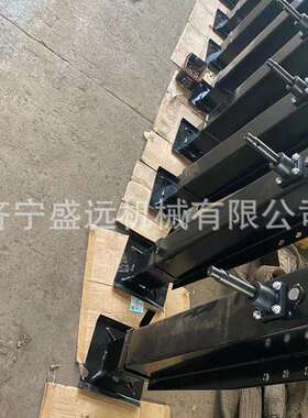 直销房车支撑腿内置单动轻型支腿6T小型设备支撑腿10T手摇马腿