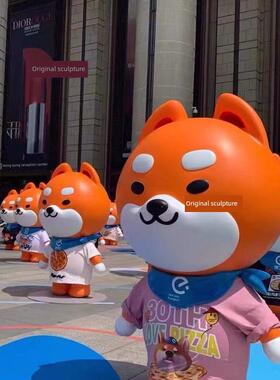 玻璃钢雕塑定制动物暴力熊卡通人物吉祥物户外大型落地景观摆件