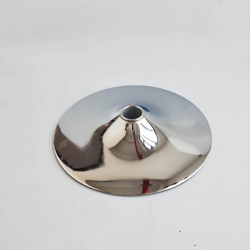 酒吧椅椅子通用配件吧台椅底座酒吧凳底盘喇叭盘高脚凳底圆盘连身