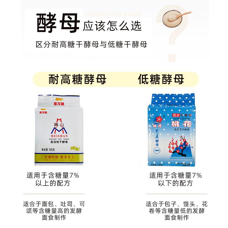 英联马利桃花低糖高活性干酵母家用即发酵母粉发酵粉发面馒头包子