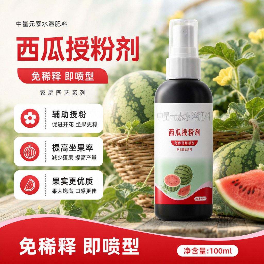 西瓜西瓜专用授粉粉剂栽培基质