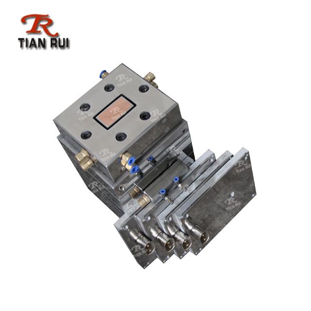 天瑞模具WPC木塑户外装饰桌椅方木花箱护栏地板挤出模具