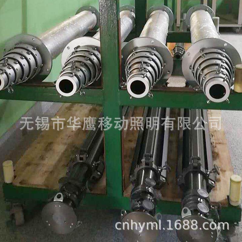 气动升降杆 电动升降桅杆 伸缩照明灯杆 定 制款 华鹰工厂来图加