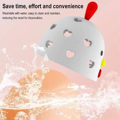 Silicone Egg Cleaning Brushes Egg Rotary Wash Cleaning