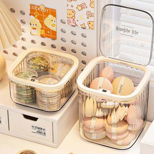 Desktop cosmetic organizer, acrylic disposable lipstick and
