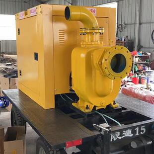 柴油抽水泵排淤泥污水泵680立方柴油移动排水泵车混流污水轴流泵