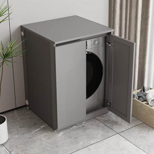 户外空间铝蜂窝洗衣机保护柜脉动翻转鼓设计防水防晒柜定制