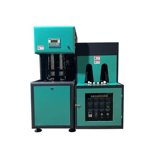 半自动吹瓶机一出二1.5升矿泉水吹瓶机pet500毫升吹瓶机