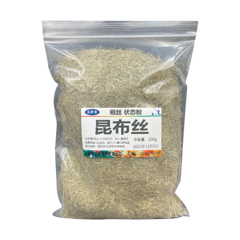 丝罗海带黑母回锅坑鱼水鲫鱼拉拉糊粉泥饵料粉非昆布滑状态口拉丝