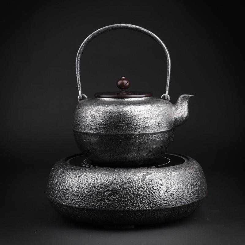 仿日量式复古砂铁壶无陶涂层大容铁XSI壶家用泡茶壶电家炉套装用