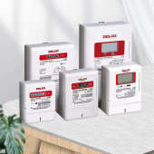 导轨式 电表智能220v380v单相三相四线电表家用出租房表电子电能表