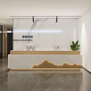 公司前台接待台办公室前台桌美容院吧台收银柜台大厅酒店服务台定