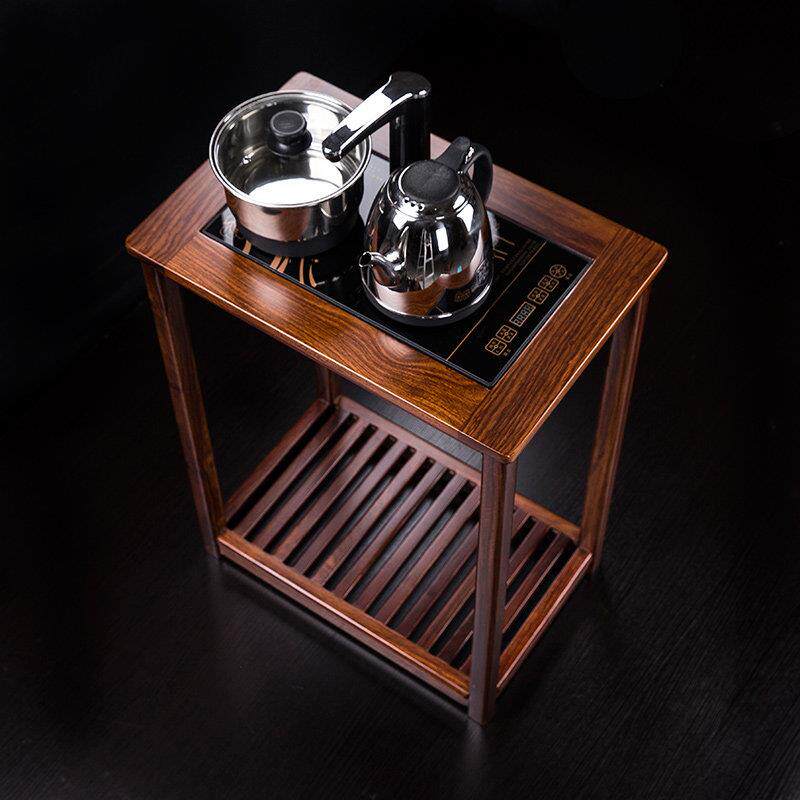 花梨茶水柜实木功夫泡茶水柜茶桌小茶几快煮壶支架茶车茶台原木质