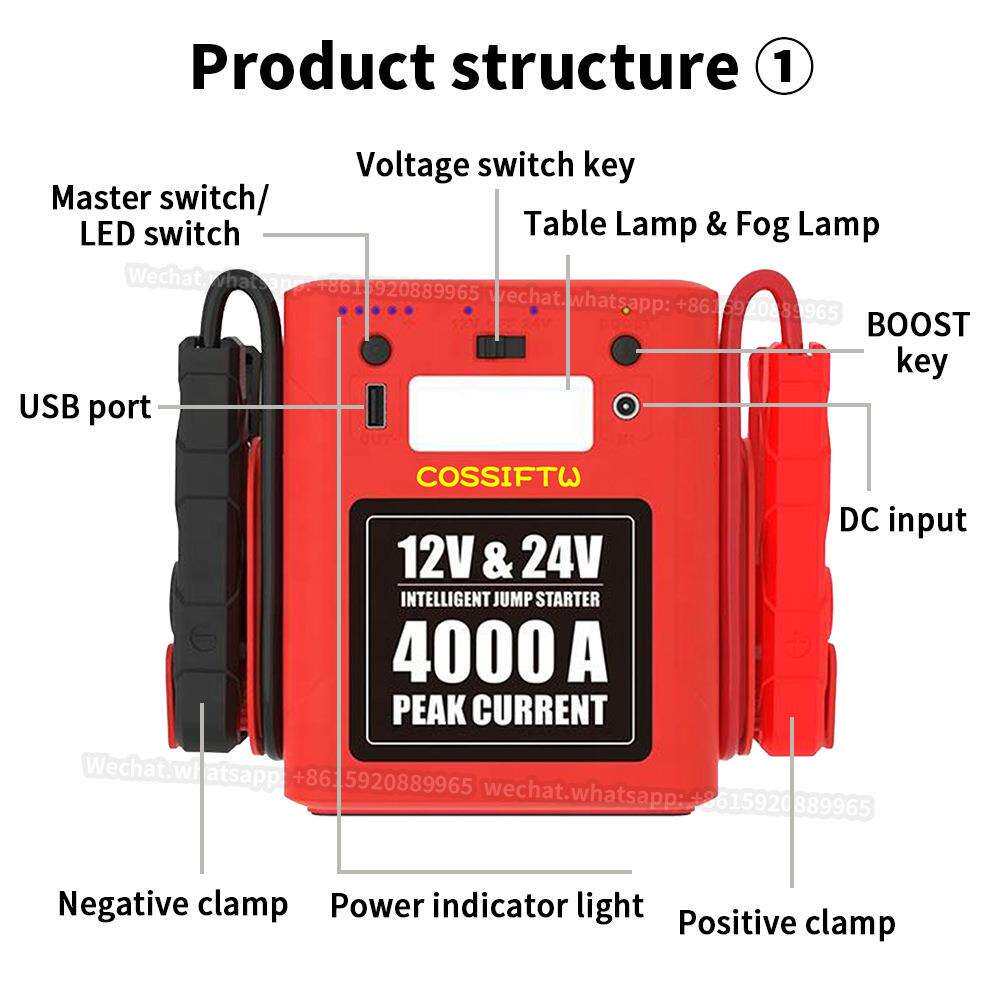 多年厚大功率汽车应急启动电源 12V24V通用柴油车汽油车卡车启动