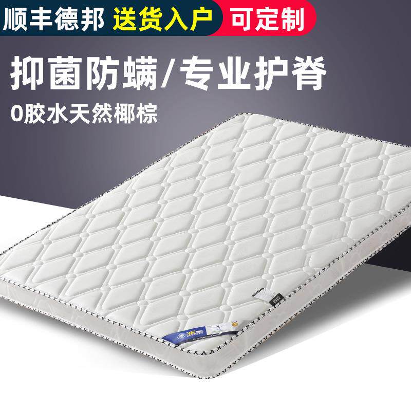 床垫天然椰棕家用卧室10cm棕榈硬垫子儿童护腰护脊棕垫可折叠