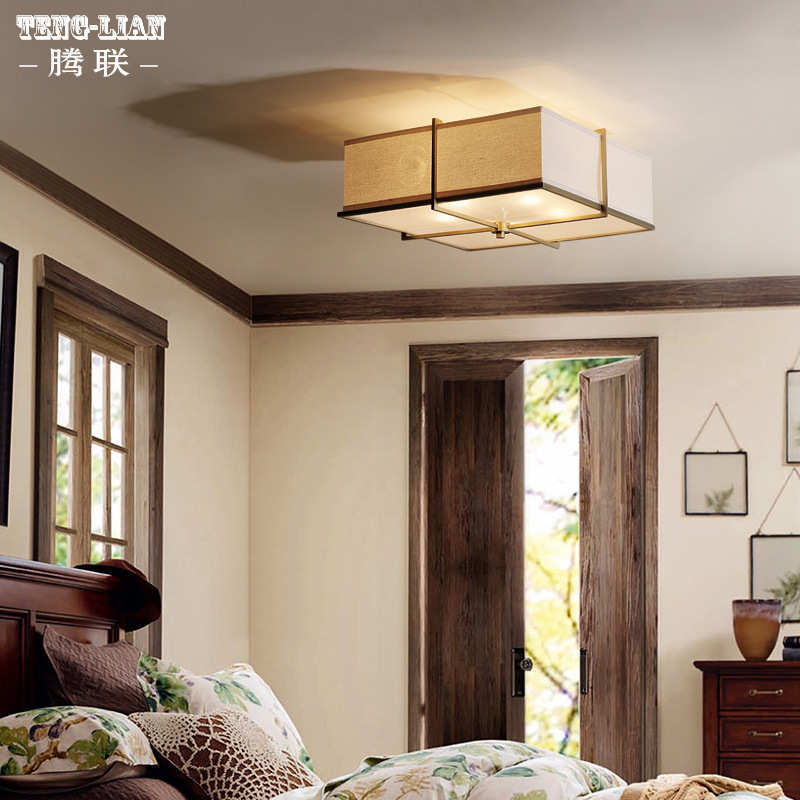 灯具铜楼梯阳台简约全书房家用吸顶灯别墅卧室吸顶灯过道玄关房间