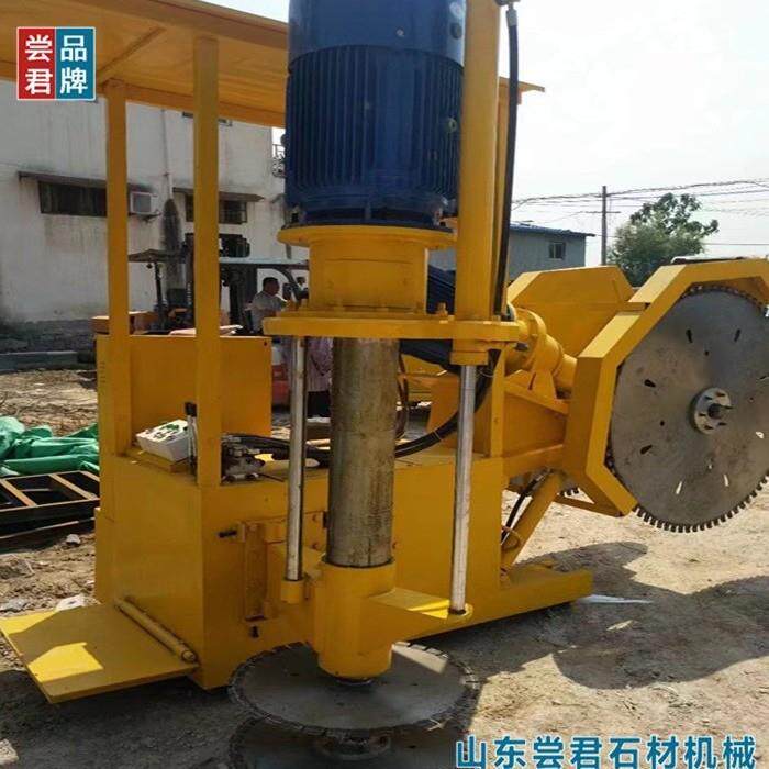 石材开采机械GT-1200双向双片锯石机调速液压控制水平锯片切割