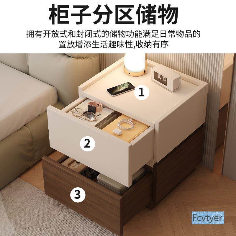 床由XYH10085头柜家用意式极简收纳储物自组合柜网子红沙发几边卧