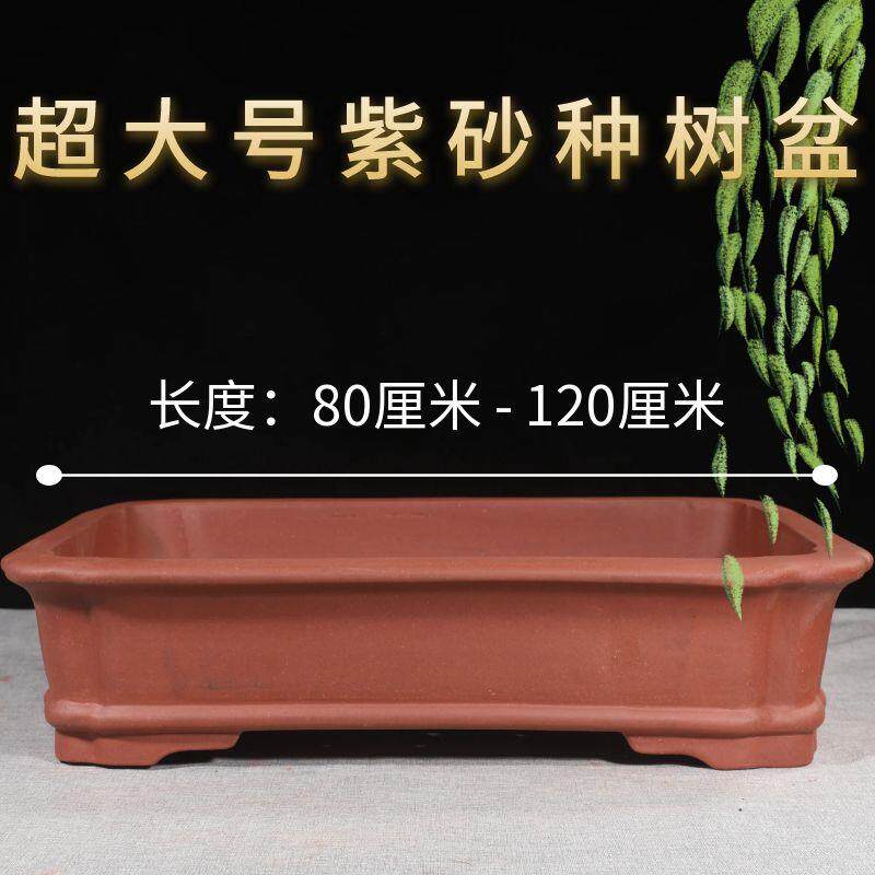 长方形盆景盆大口径陶瓷多肉防腐木花箱塑料大紫砂直销厂家花盆