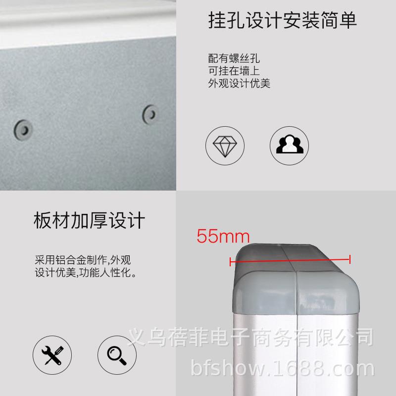 120壁挂铝合金钥匙管理箱汽钥匙柜挂车墙物业中介位钥式匙保553管