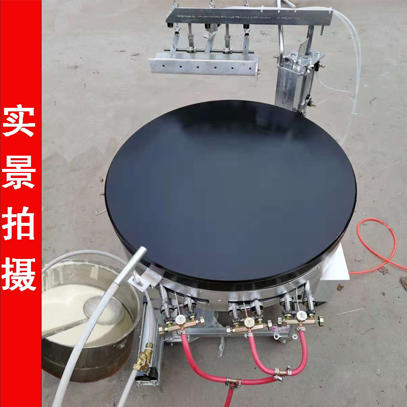仿手工全自动半自动煎饼机商用燃气燃煤电磁商场超市山东杂粮饹馇