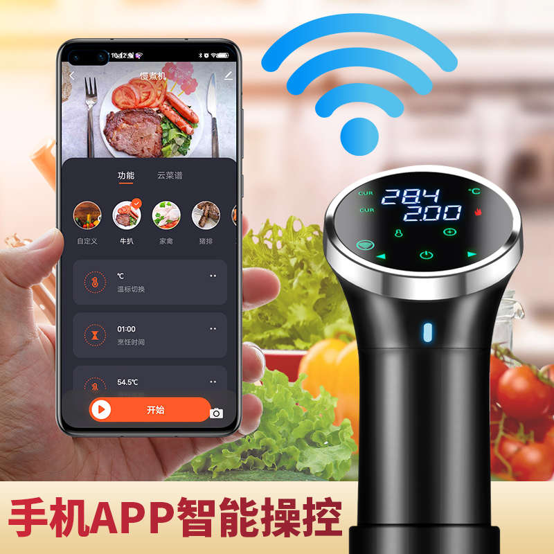 牛排低温慢煮机 sous vide恒温加热器家用解冻舒肥水浴棒分子料理