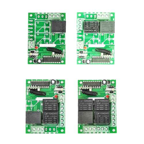 12V12路学习码遥控开关输出信号点动自锁无线灯控多路