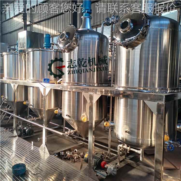 植物油精炼设备 生产茶成设备 油核桃油炼套油山FJQ机炼制胡麻油