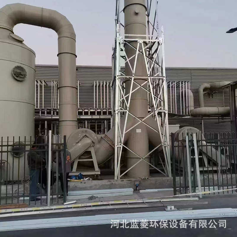 喷淋脱硫塔塔塔洗玻璃钢碱pp塔除尘器洗涤脱硫酸雾玻璃钢塔