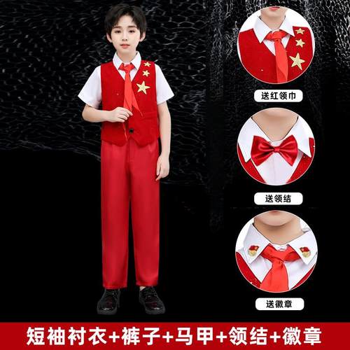 正品儿童合唱表演服装、中小学生唱团服体装、合男女诗歌朗诵纱裙