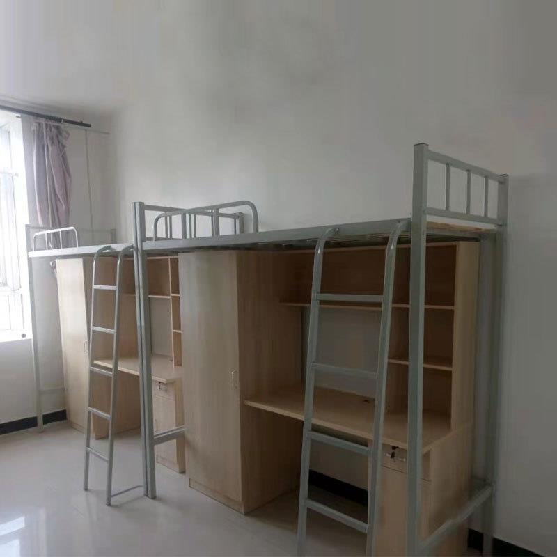 铁架床上下铺子母床铁艺成年人公寓床学生员工位宿舍架钢床