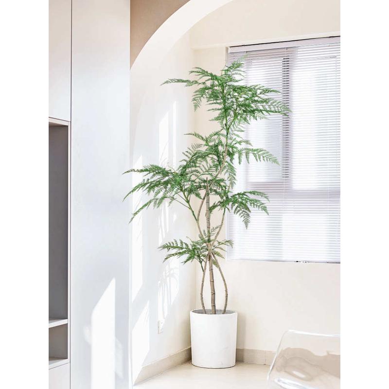 仿真植物蓝花楹中式禅意仿生绿植假树盆栽室内客厅落地装饰摆件