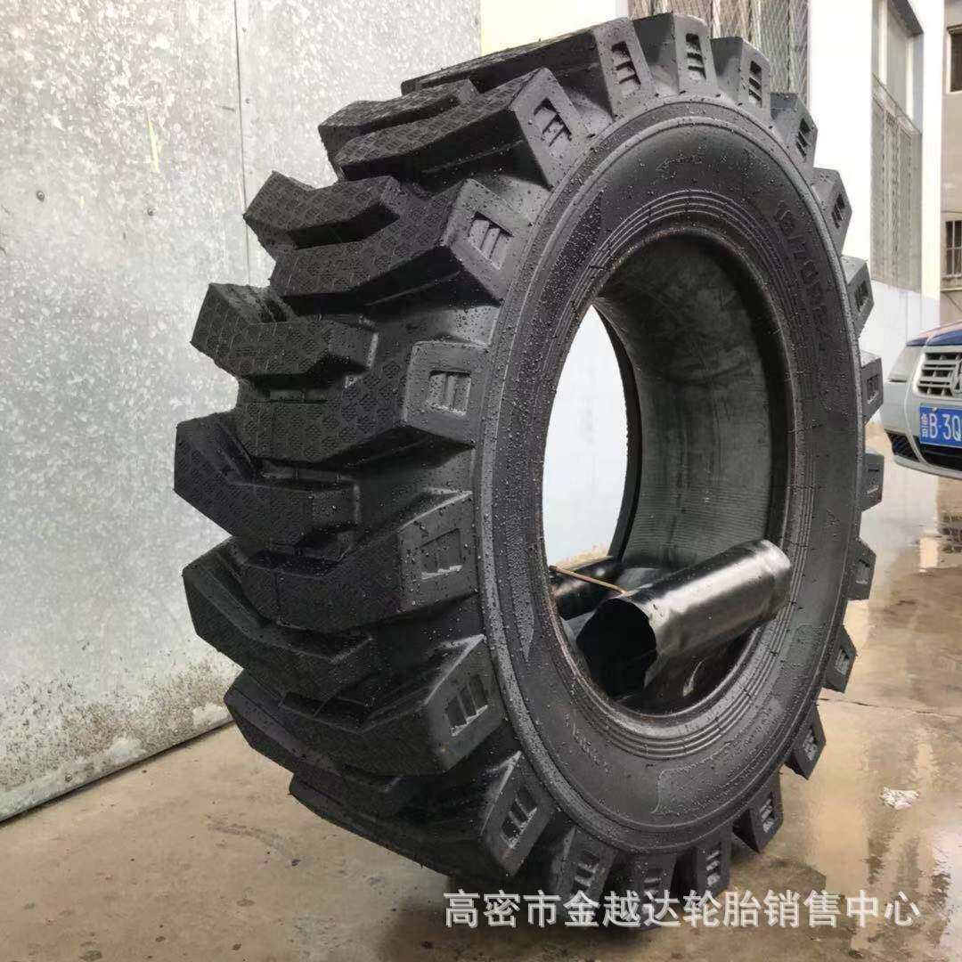 山霸王铲车轮胎16/70-20-24 20.5/70-16 15/70-18 14/70-20半实心