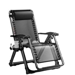 躺椅折叠午休可坐可躺办公室阳台午睡家用懒人夏天靠椅休闲躺椅