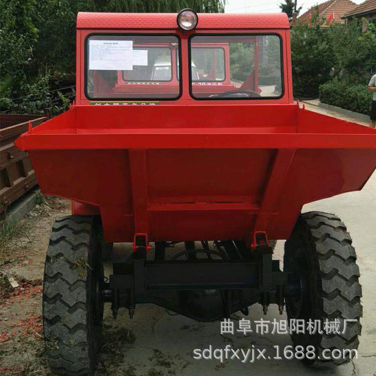 志输成柴油四轮蹦车工地工程前斗自卸车58722马力蹦前卸式物料翻