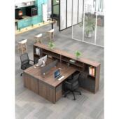 职员桌屏风隔断办公卡位4四六6人位员工桌办公室财务办公桌椅组合