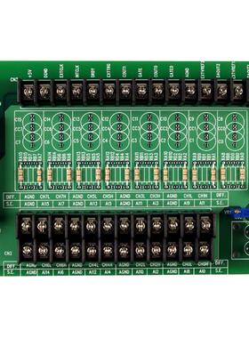 带CJC电路的37针D型头端子板DB-8225，含2米CA-3720屏蔽电缆