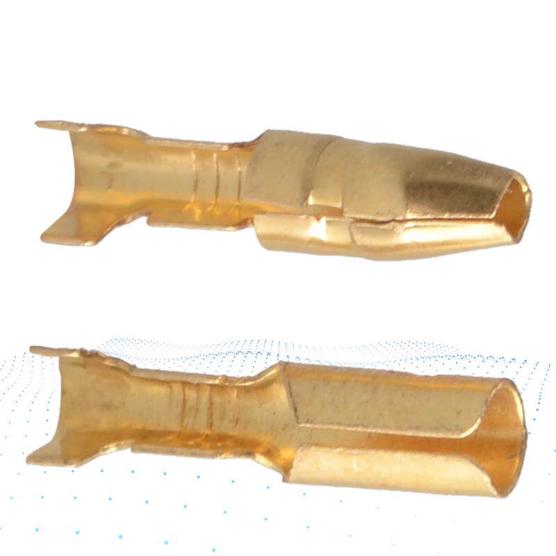 3.5mm子弹头汽车用电线接线公端子 3.5冷压端子 连接器接插件