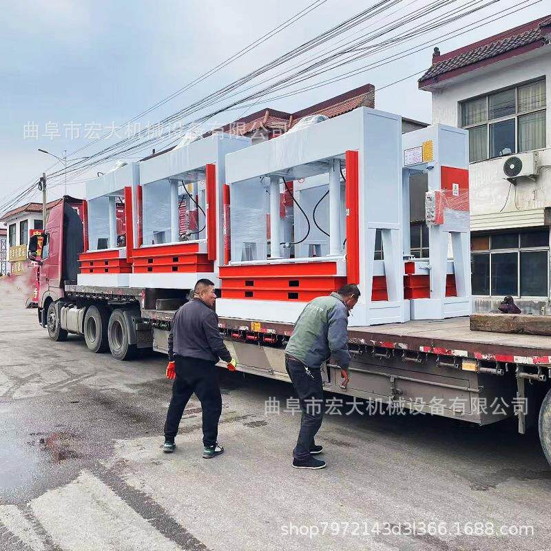 液压式升降方式 台面可加工 出口用门板墙板蜂窝板木工冷压机