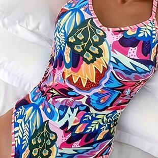Women's Fashion One-Piece Swimsuit Stylish Monokini Swimwear