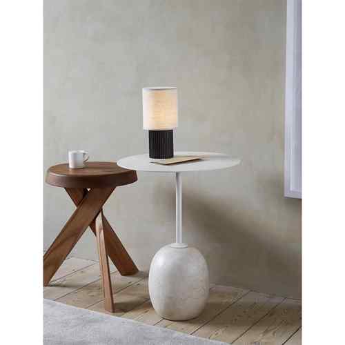 茶几北欧现代侘寂简约时尚轻奢天然大理石实木咖啡厅奶茶店小圆桌