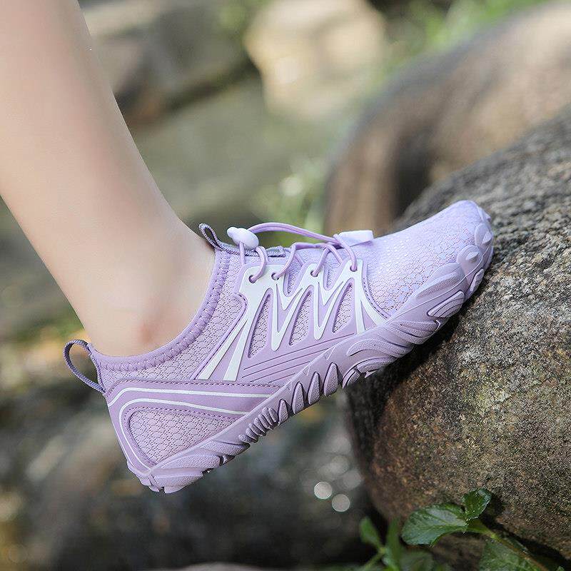 加厚底溯溪鞋男女沙滩鞋户外徒步钓鱼涉水鞋防滑防割游泳赶海鞋男