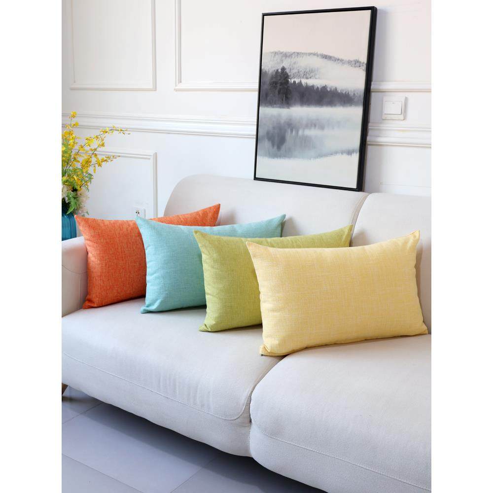 沙发氛围感抱枕沙发客厅轻奢高级感现代简约纯色亚麻靠垫客厅简约,居家布艺,靠垫/抱枕,淘宝优惠券,粉丝福利购,淘宝优惠卷