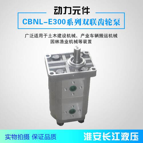 CBNL-E300系列(CBN)双联齿轮泵高效液压齿轮油泵厂家直供现货长江