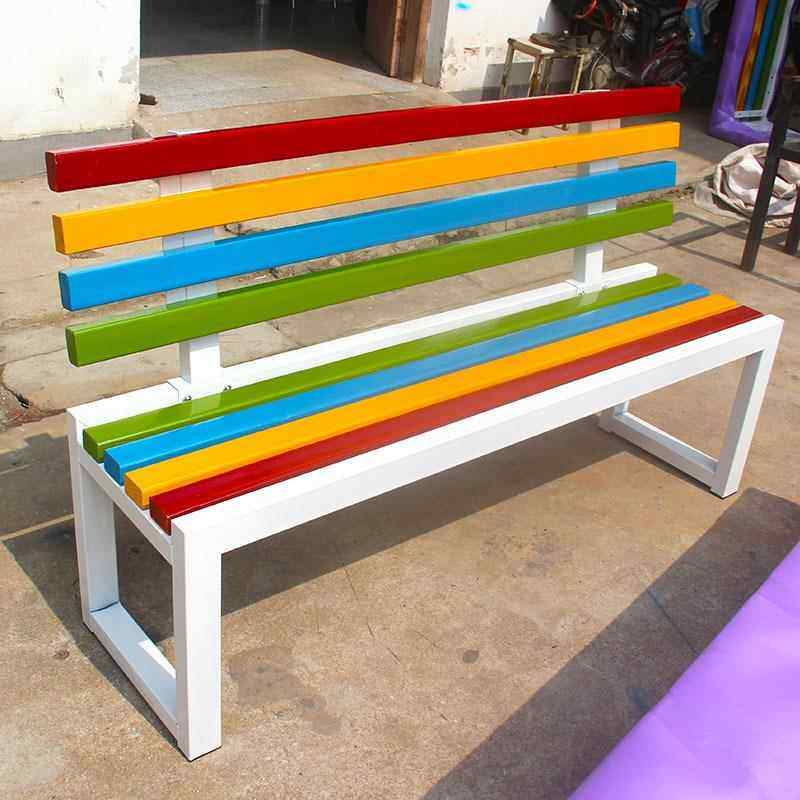 公园椅户外庭院园林休闲长椅公共场所候车靠背椅公园椅商场休闲椅