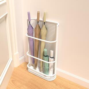 家用门口伞架置物架放伞筒商用进门沥水伞桶雨伞架入户收纳架雨伞