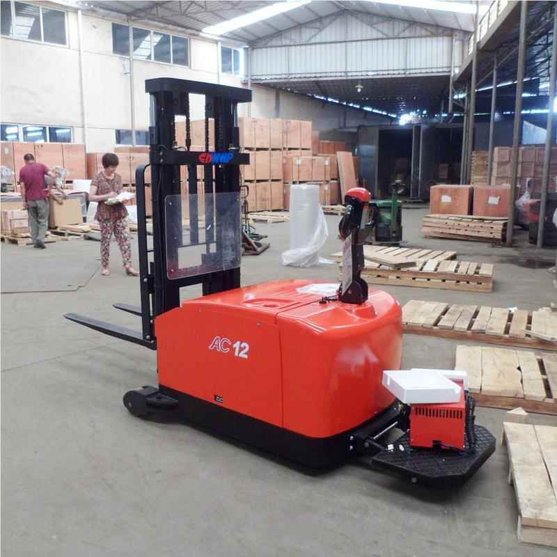 HELI合力CDD12-衡970力YYR全电动堆高车达驾式站平重式堆垛车电叉