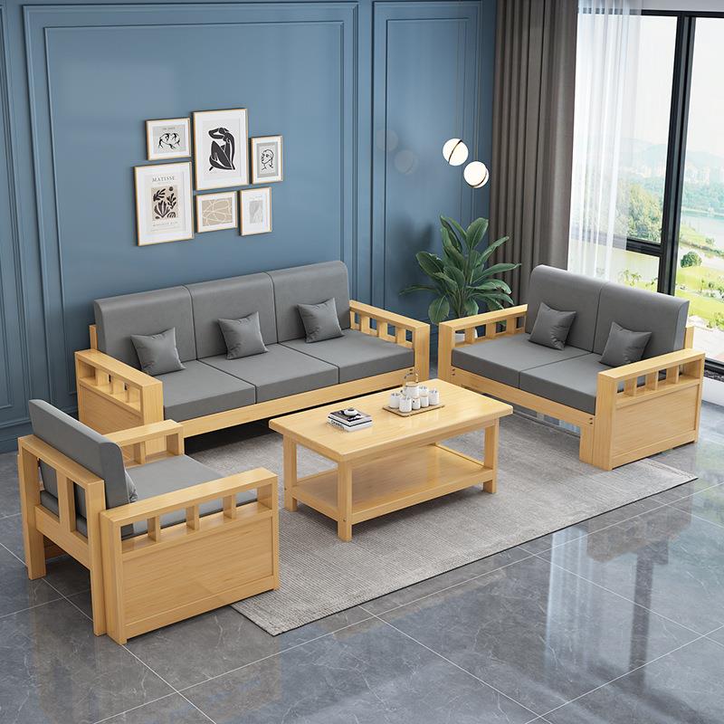 转角发式木简约人小户位木实质组566合沙沙发新户型贵妃现代中小