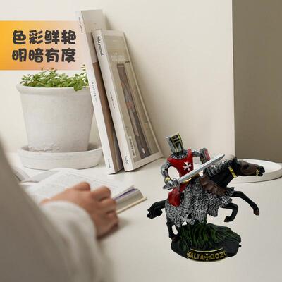 北欧圣战骑士树脂工艺品摆件家居酒柜客厅电视柜复古欧式风格手工