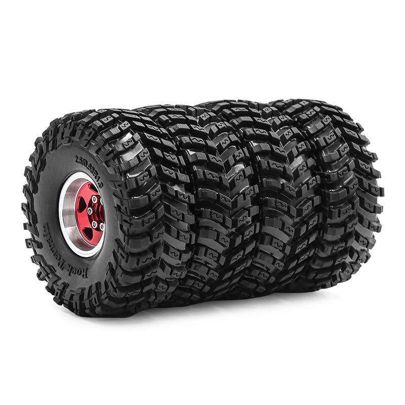1/18TRX4M SCX24 FMS Ascent-18 1.0英寸轮毂轮胎 攀爬车胎皮D308